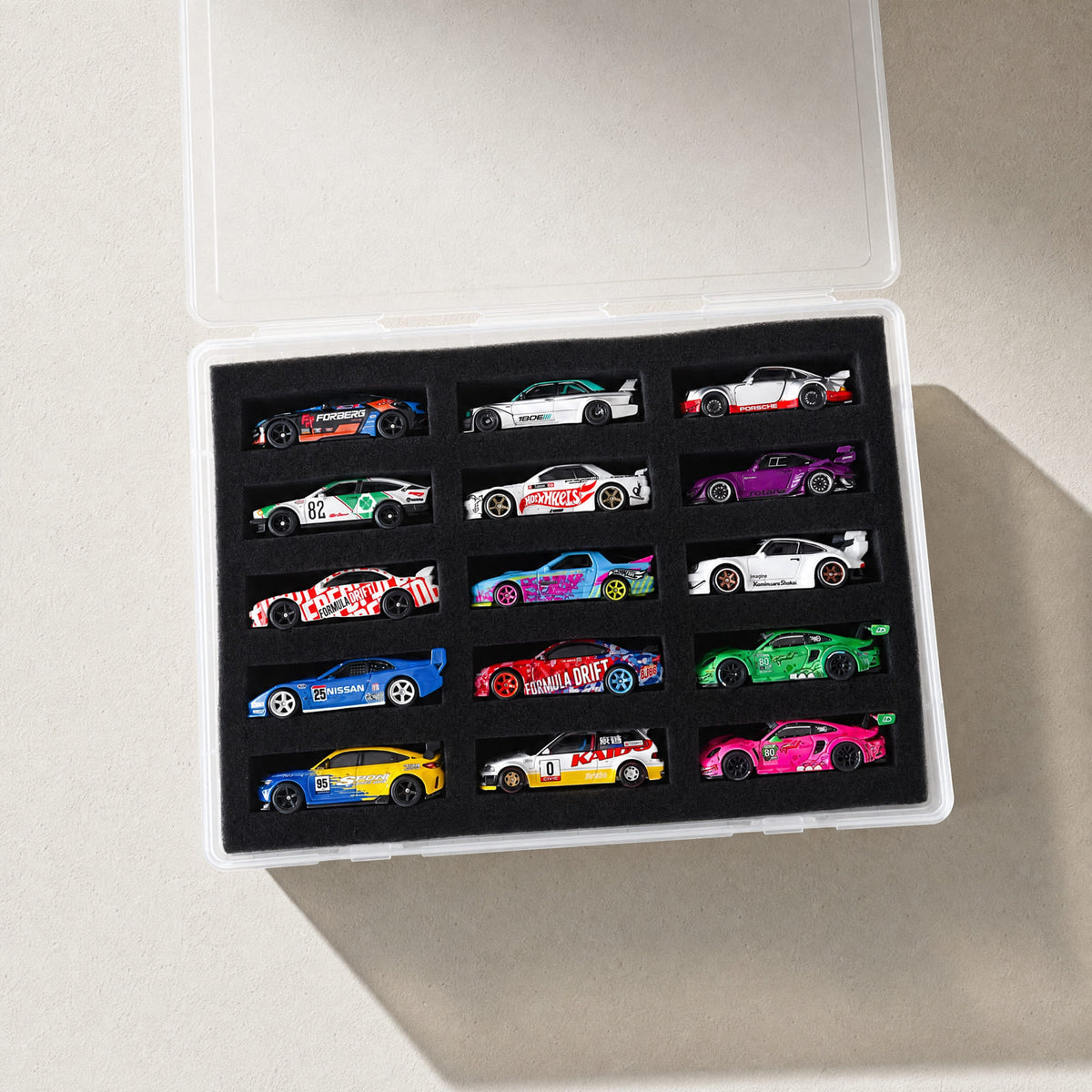 1:64 Diecast Storage Display Case 15-Slot