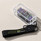 1:64 Scale Model Car Portable Display Case & Lanyard Charm
