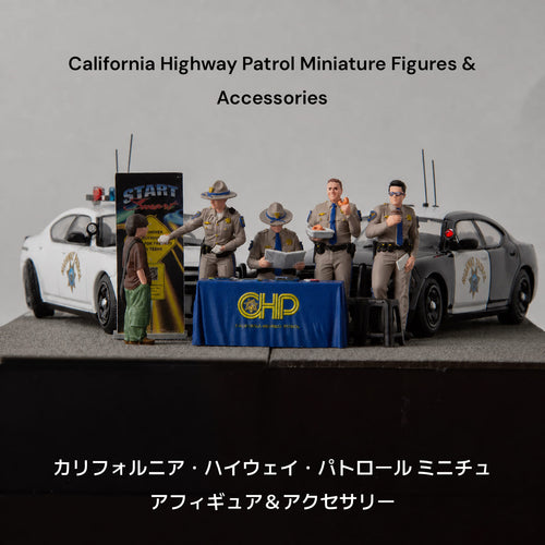 1:64 California Highway Patrol Miniature Figures & Accessories