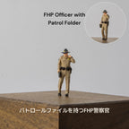 1:64 Florida Highway Patrol Officers & Highway Sign Model Set