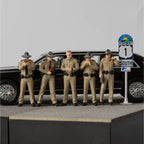 1:64 Florida Highway Patrol Officers & Highway Sign Model Set