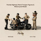 S2 - 1:64 Florida Highway Patrol Trooper Figures Set
