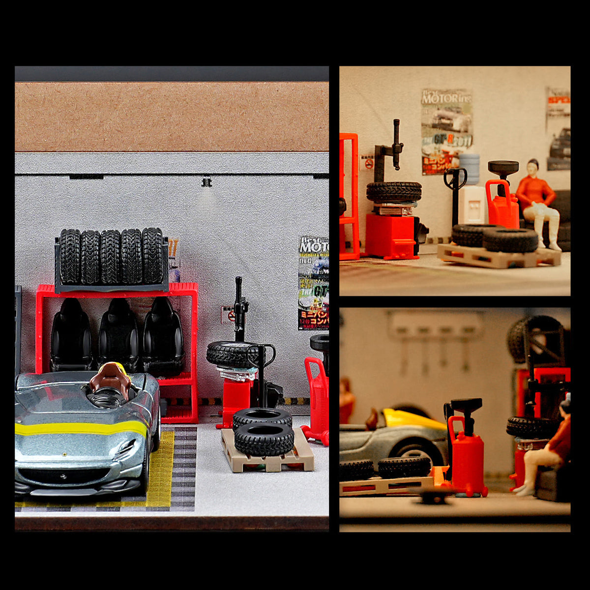 1:64 Scale Garage Tool & Accessory Set