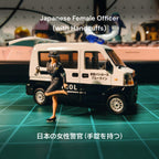 1:64 Japanese Police Figure Scene Set