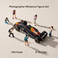 1:64 Scale Photographer Miniature Figure Set