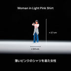 1:64 Scale Photographer Miniature Figure Set
