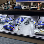 Type-B 1:64 Scale Underground Parking Garage (LED & Mirror)