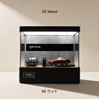 1/64 デスクトップ回転展示ケース・02ウッド