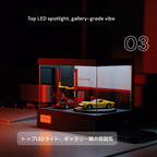 1/64 デスクトップ回転展示ケース・03ガレージ