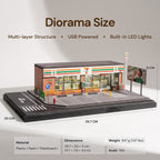 7-Eleven Convenience Store – 1:64 LED Diorama for Diecast Collectors