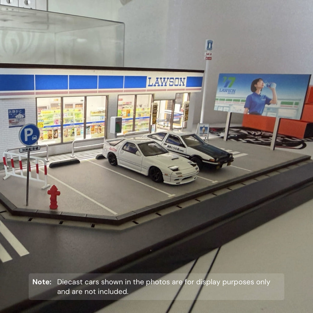 Lawson Convenience Store  – 1:64 LED Diorama for Diecast Collectors