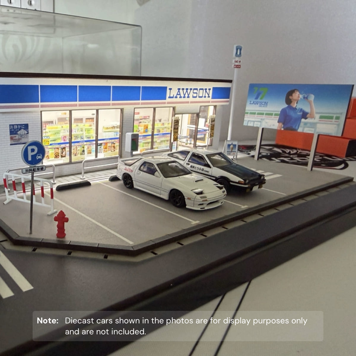 Lawson Convenience Store  – 1:64 LED Diorama for Diecast Collectors