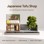 Initial D Fujiwara Tofu Shop – 1:64 LED Diorama for Diecast Collectors