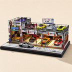 1:64 Automobile Workshop Diorama Display Model