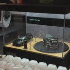 1/64 デスクトップ回転展示ケース・02ウッド