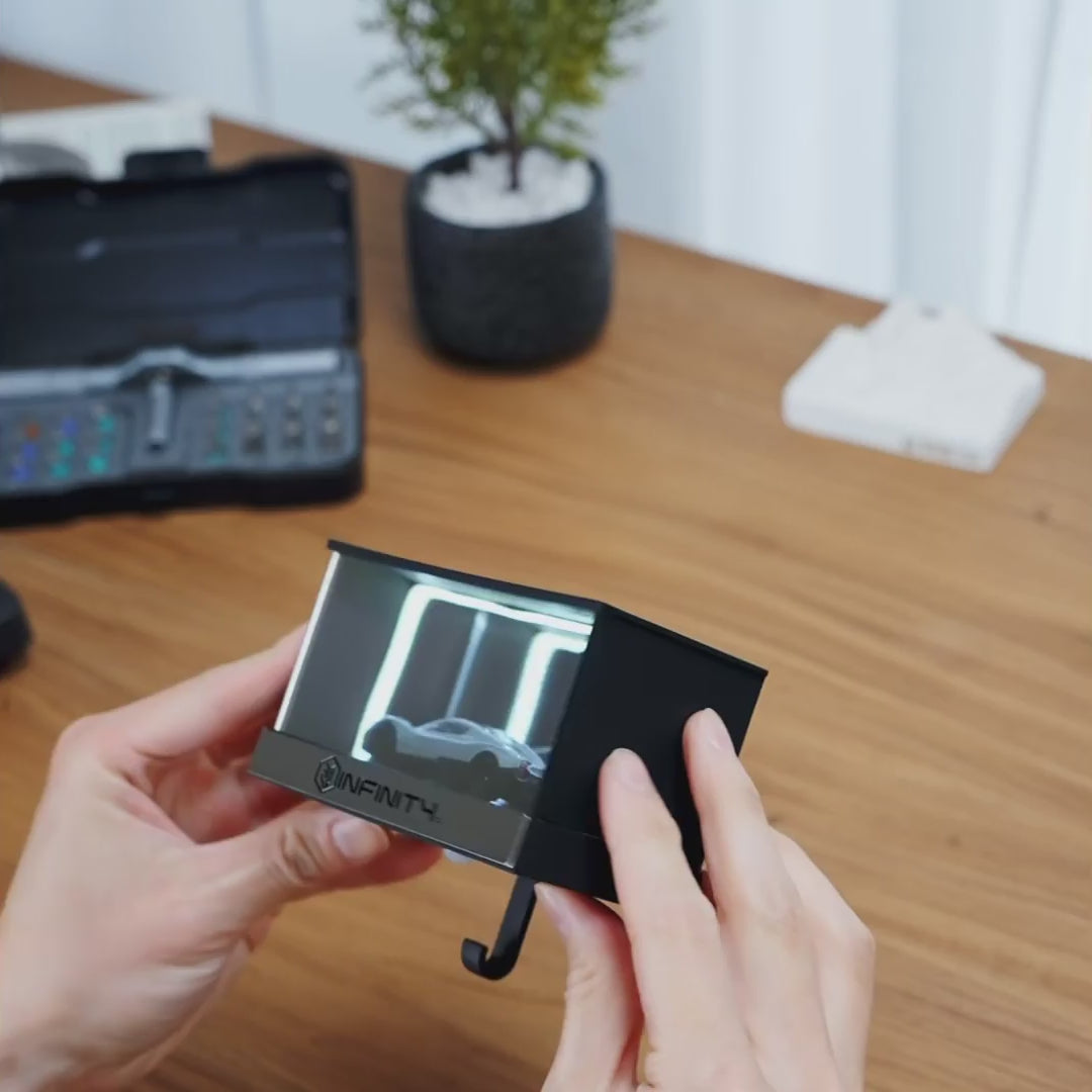 InfinityCase 64 - Mirror Wall Display & Key Hanger
